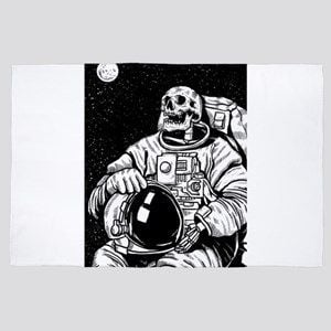 Halloween Skeleton Astronaut Rug TTVNGVK DNNTVN