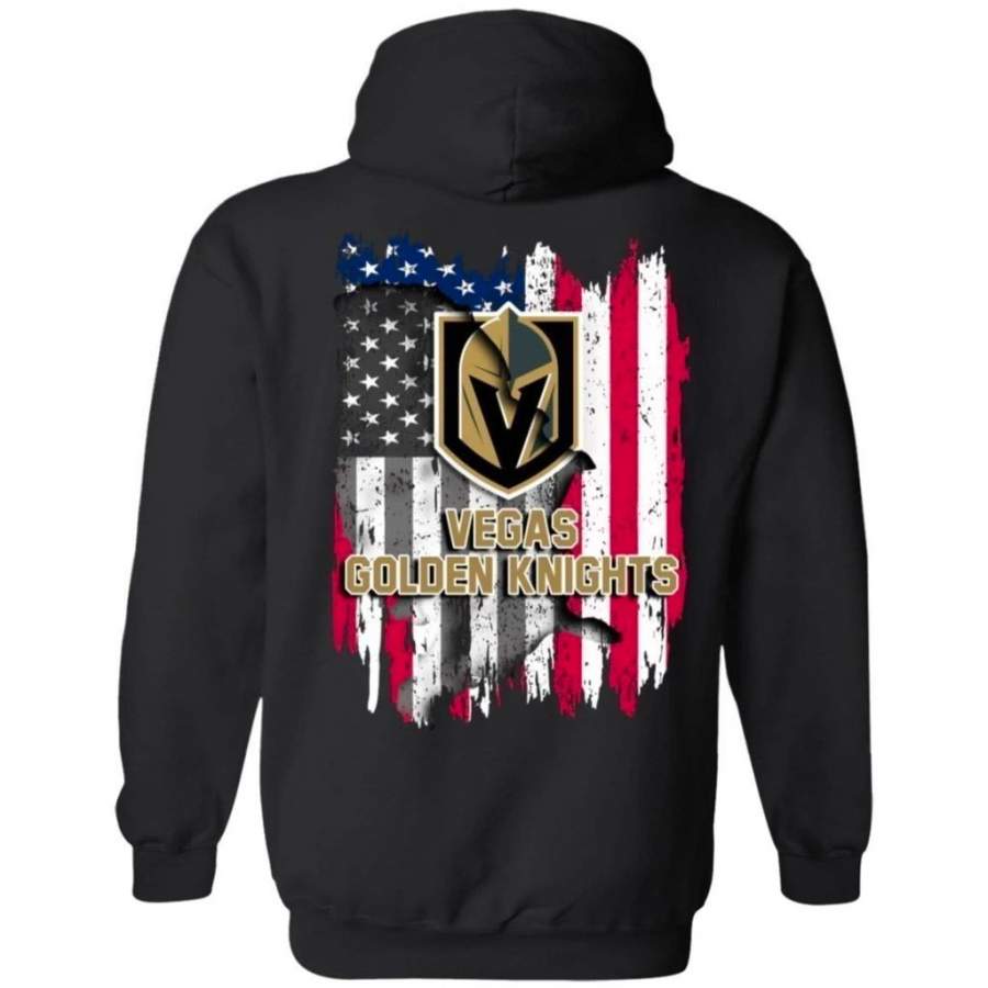 Vegas Golden Knights American Flag Hockey Hoodie T-Shirt