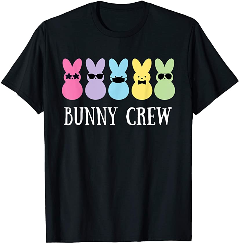 Cute Bunny Crew Easter 2021 Family Egg Matching Group T-Shirt