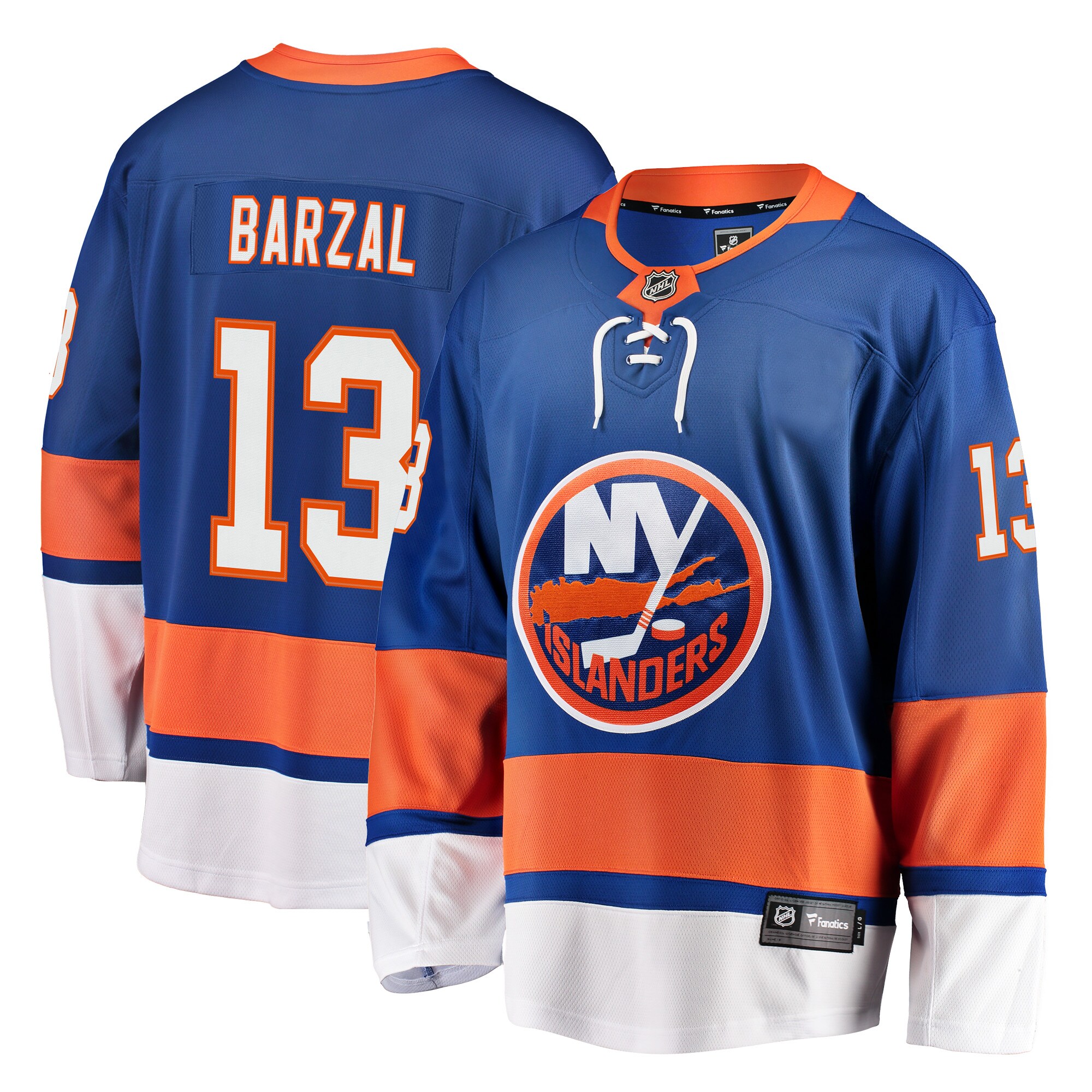 Mathew Barzal New York Islanders Branded Home Premier Breakaway Player Jersey – Royal