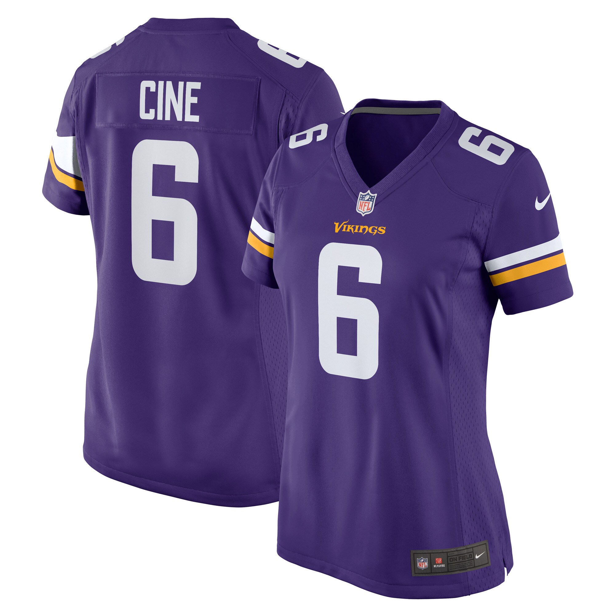 Lewis Cine Minnesota Vikings Women's Game Player Jersey – Purple