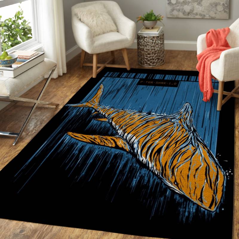 tiger shark 1.0 – Animals Area Rug Carpet