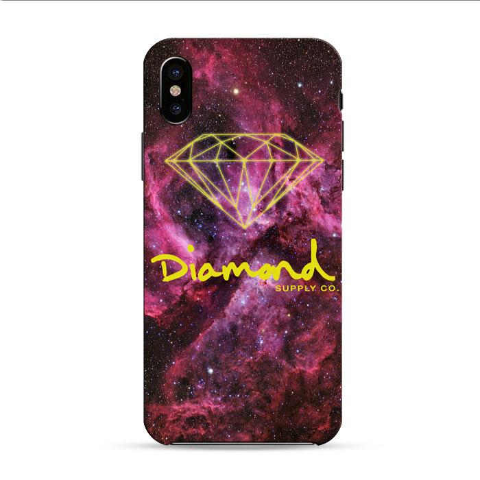 Yellow Diamond Supply Co Galaxy Nebula iPhone XS 3D Case