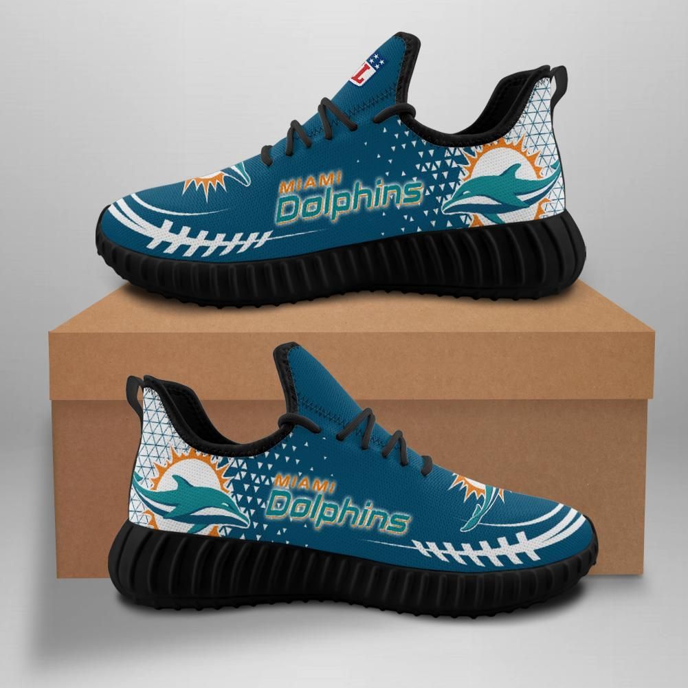 Miami Dolphins Custom Shoes Sport Sneakers Yeezy Boost