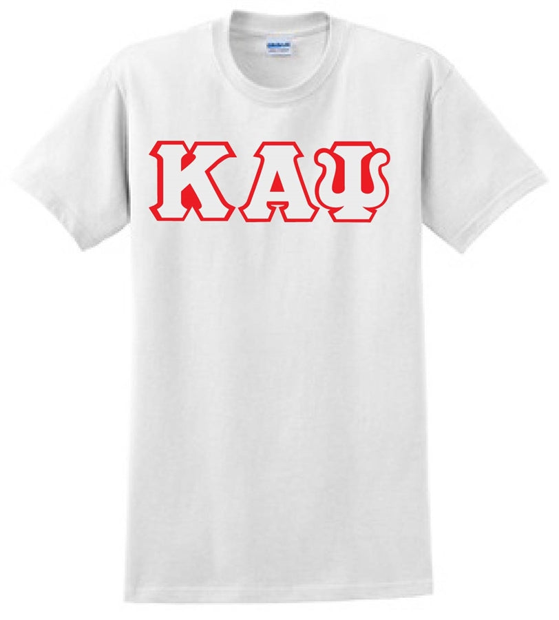 Kappa Greek 3 Letter Embroidered T-Shirt – Kappa Alpha Psi