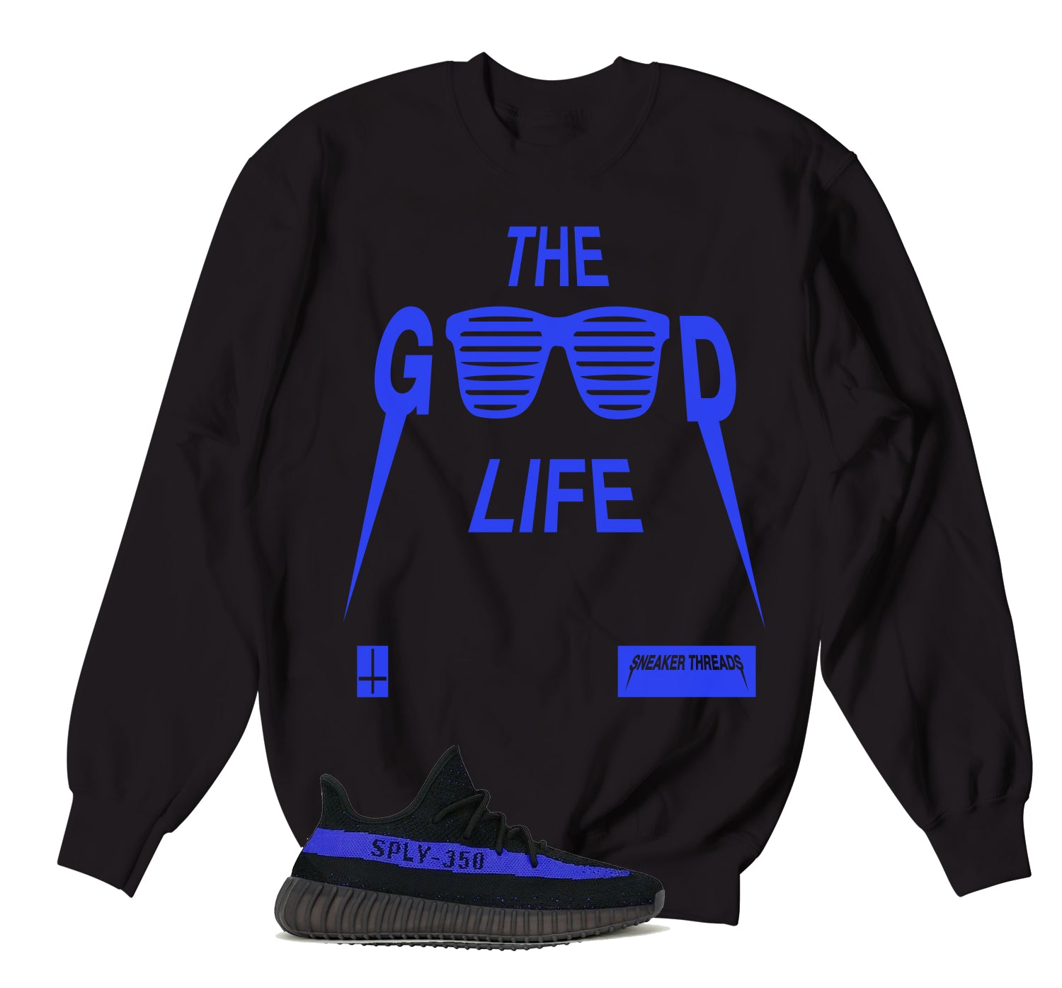 Yeezy 350 Dazzling Blue Good Life Sweater