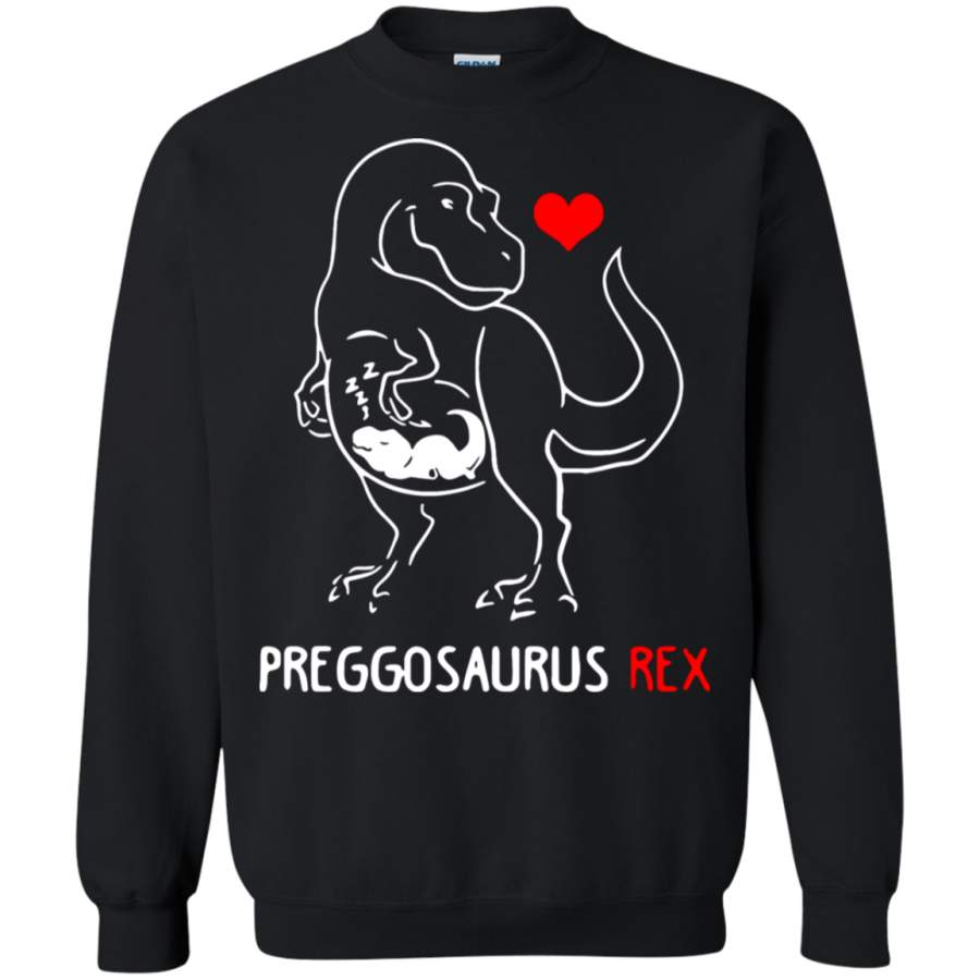 AGR Preggosaurus Rex Mom Pregnant Mother Sweatshirt