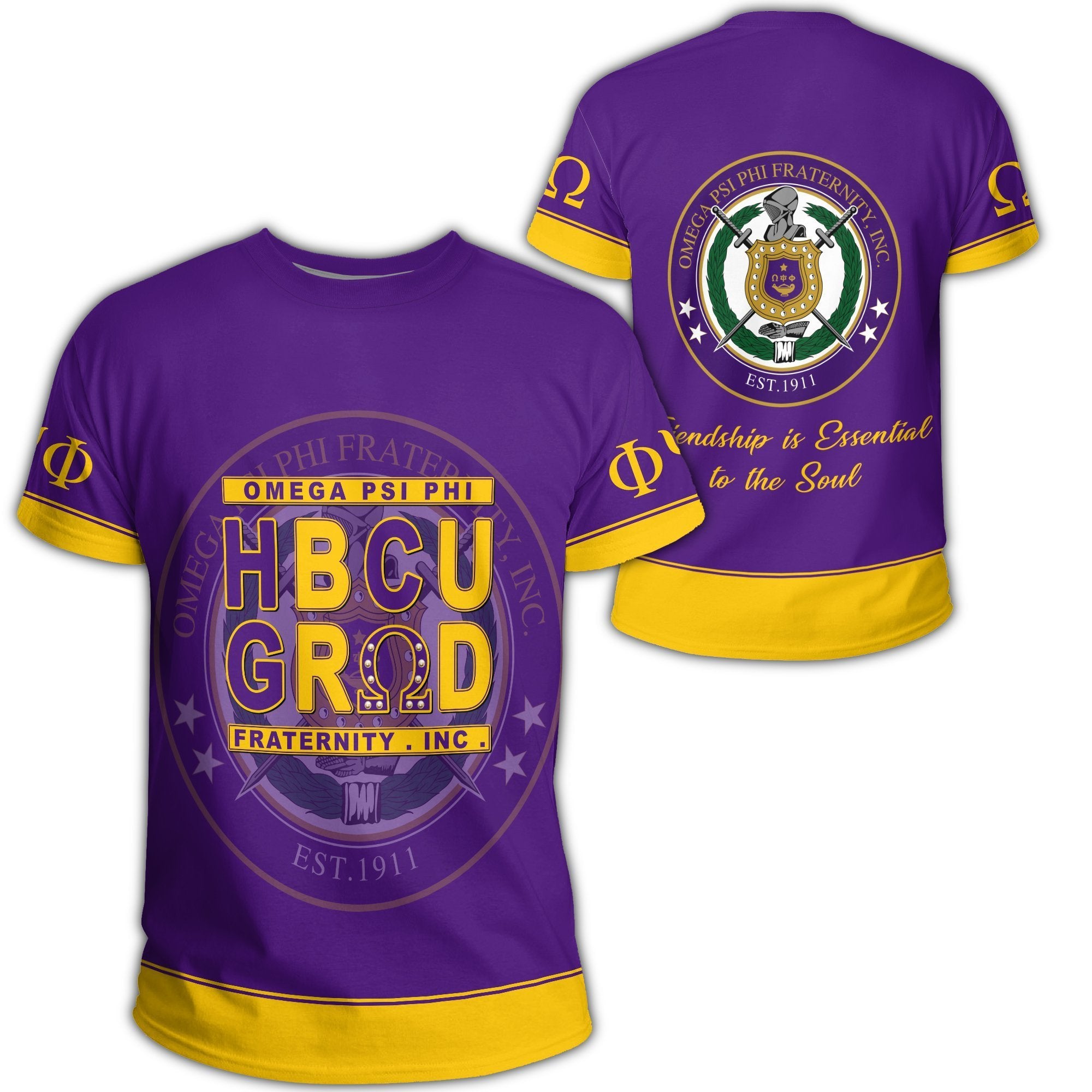 Greek Life T-Shirt – Omega Psi Phi T-Shirt Hbcu Style J1