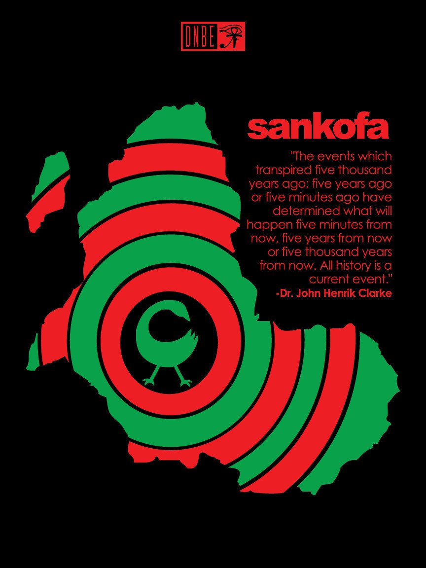 Sankofa Afrika Poster Poster Art Design 
