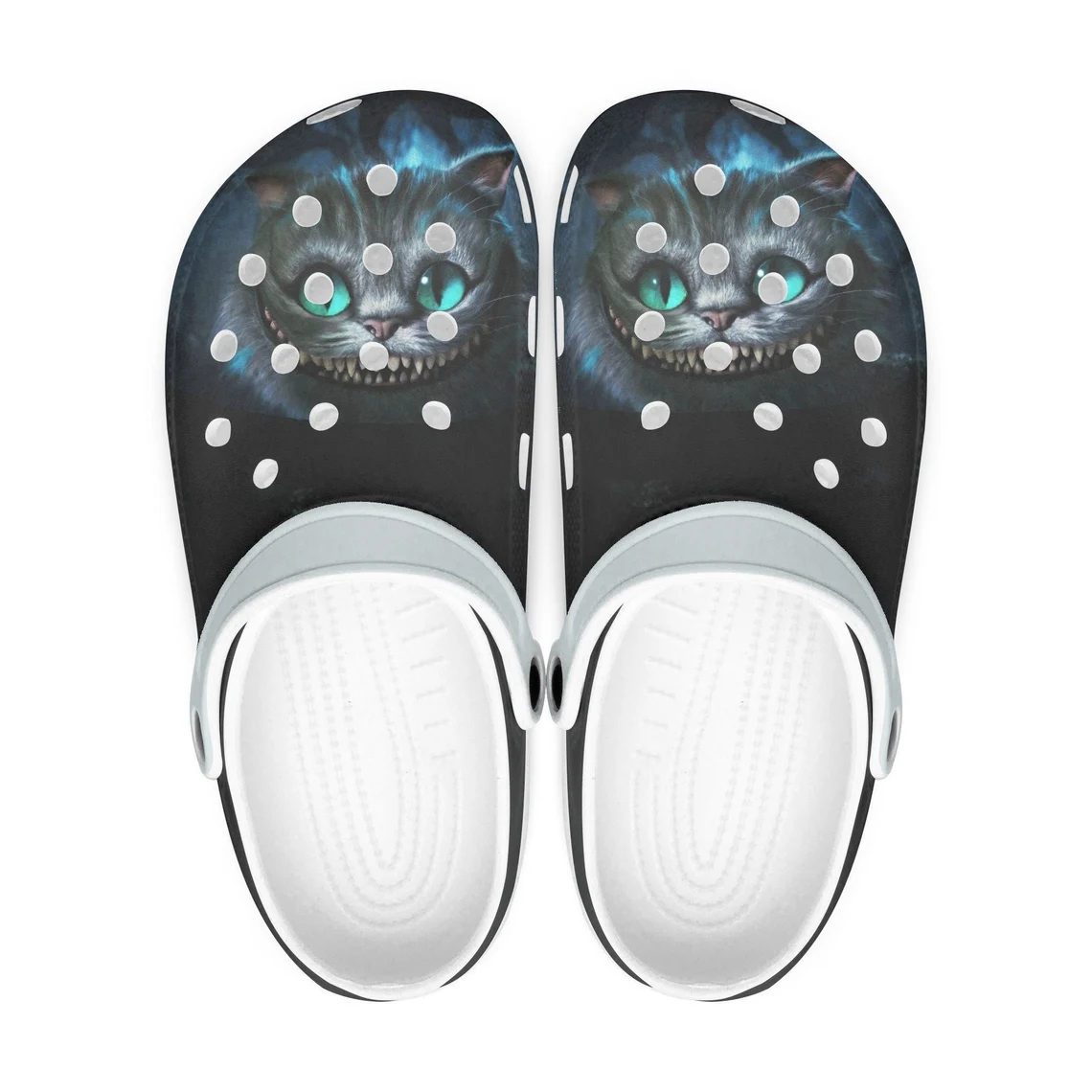 Cheshire Cat Alice In Wonderland Movie Crocss Crocband Shoes Clogs Custom Name For Men Women And Kids Etsy-32