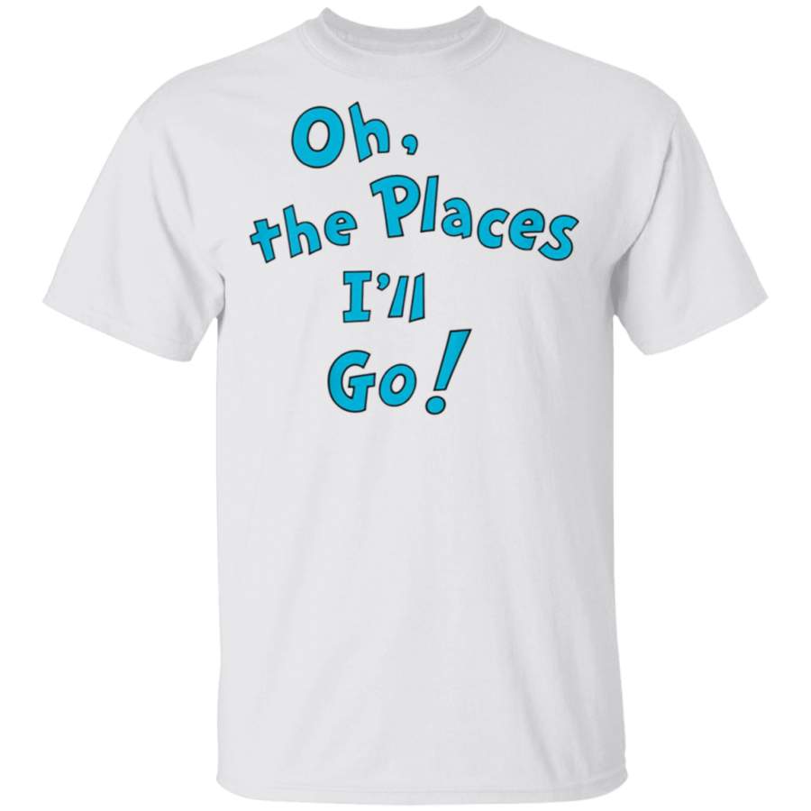 Kids Dr Seuss Oh The Places Ill Go T-Shirt