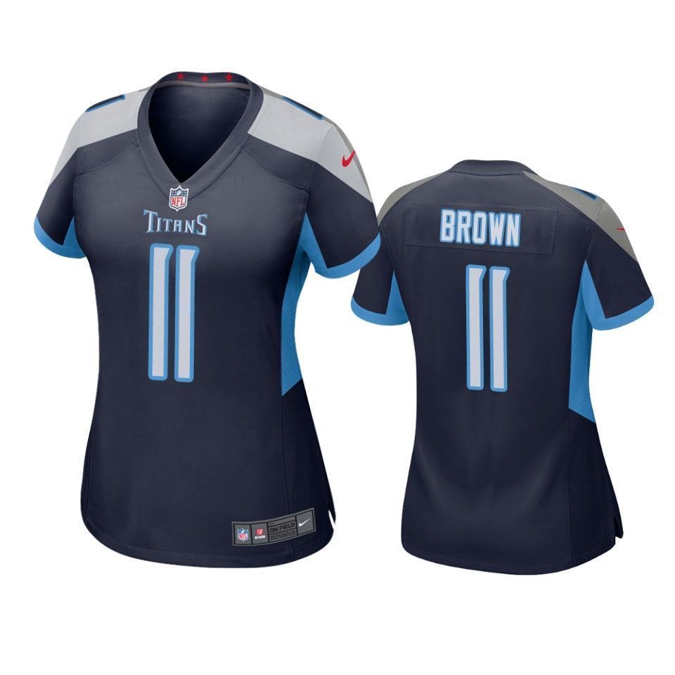 Tennessee Titans A.j. Brown 2019 NFL Draft Navy Game Womens Jersey