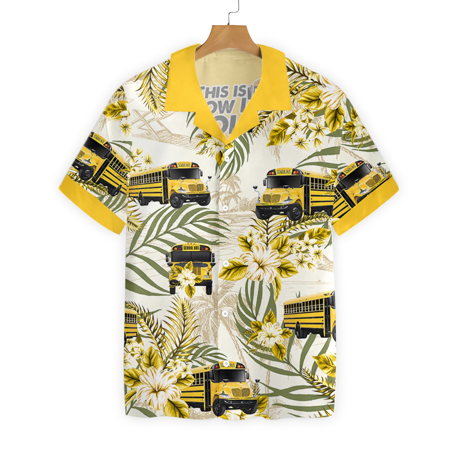 Personalized Name School Bus Driver 0708 Custom Hawaii Shirt Ha22015