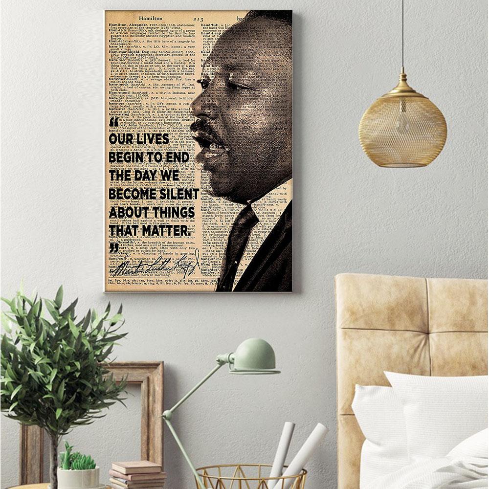 Nice African Custom Canvas Art Awesome Black Pride Poster Black Girl Pride African Men Appealing Canvas Wall Decor