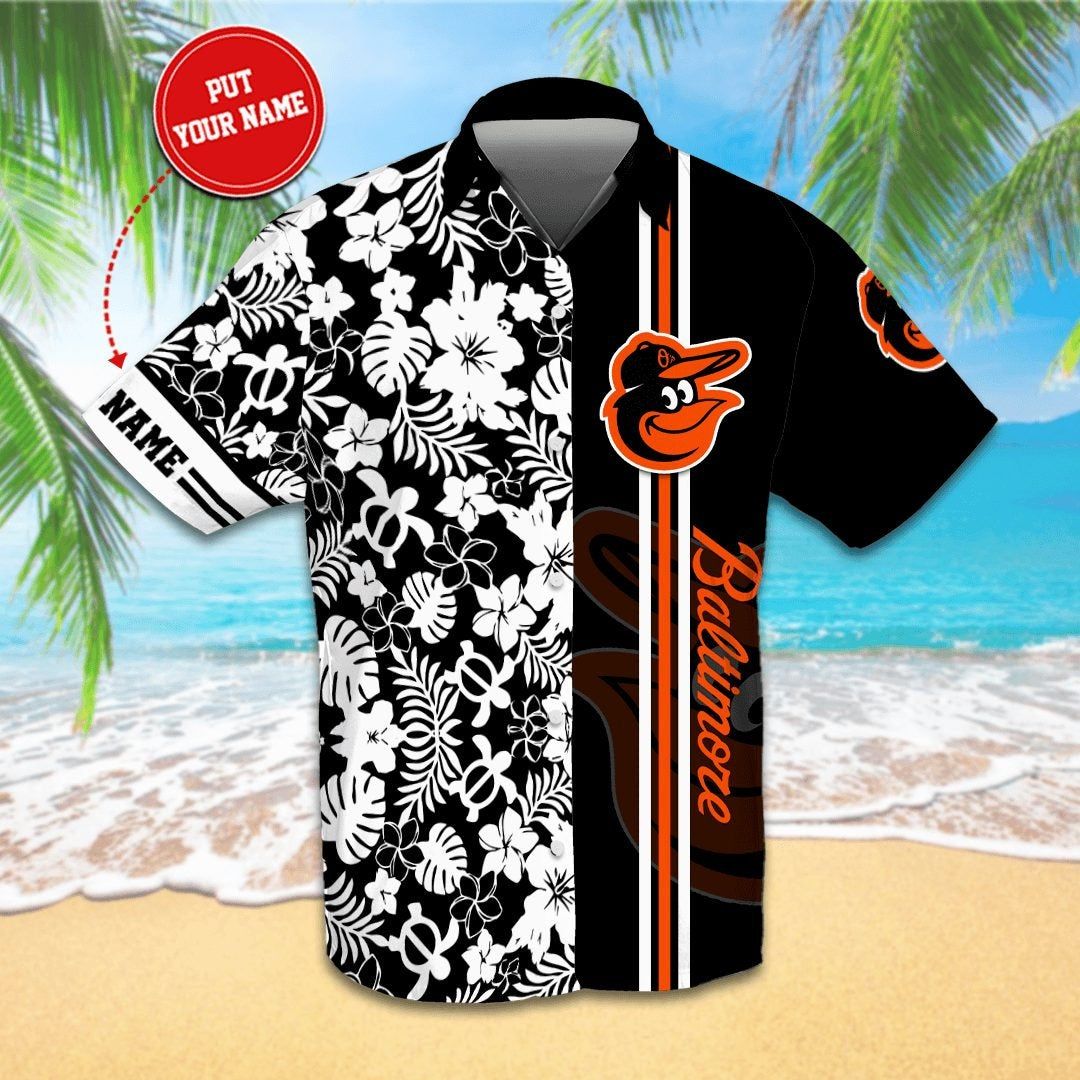 Personalized Baltimore Orioles Hawaii Shirts Short Beach Ha70443