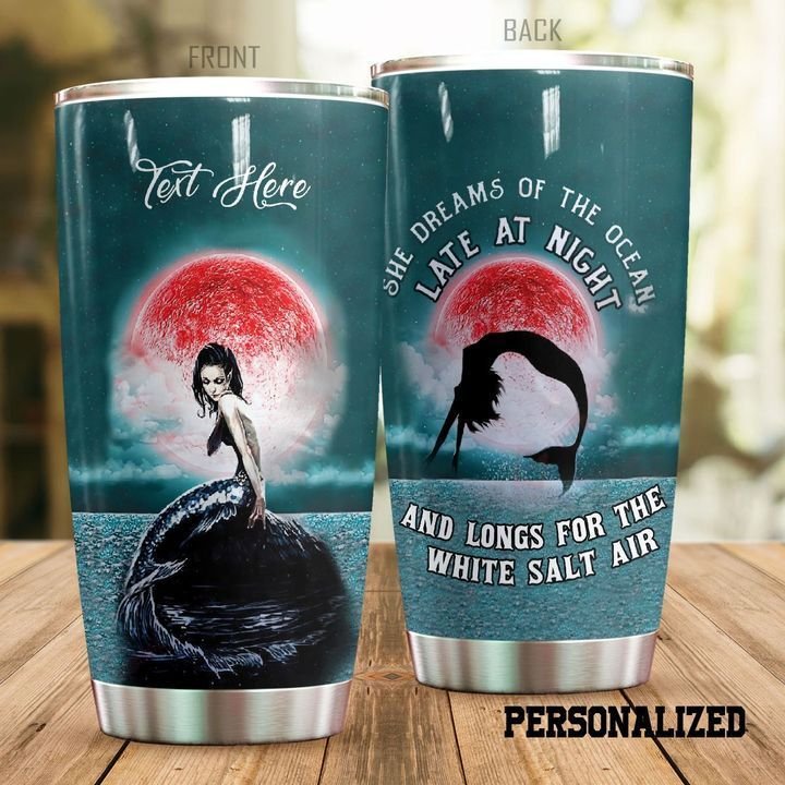 23THHMER-MERMAID TUMBLER PERSONALIZED MERMAID WITCH HALLOWEEN