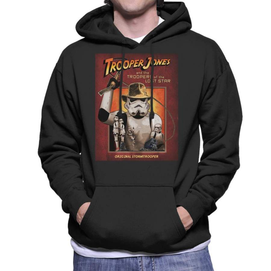 Original Stormtrooper Trooper Jones Parody Men’s Hooded Sweatshirt