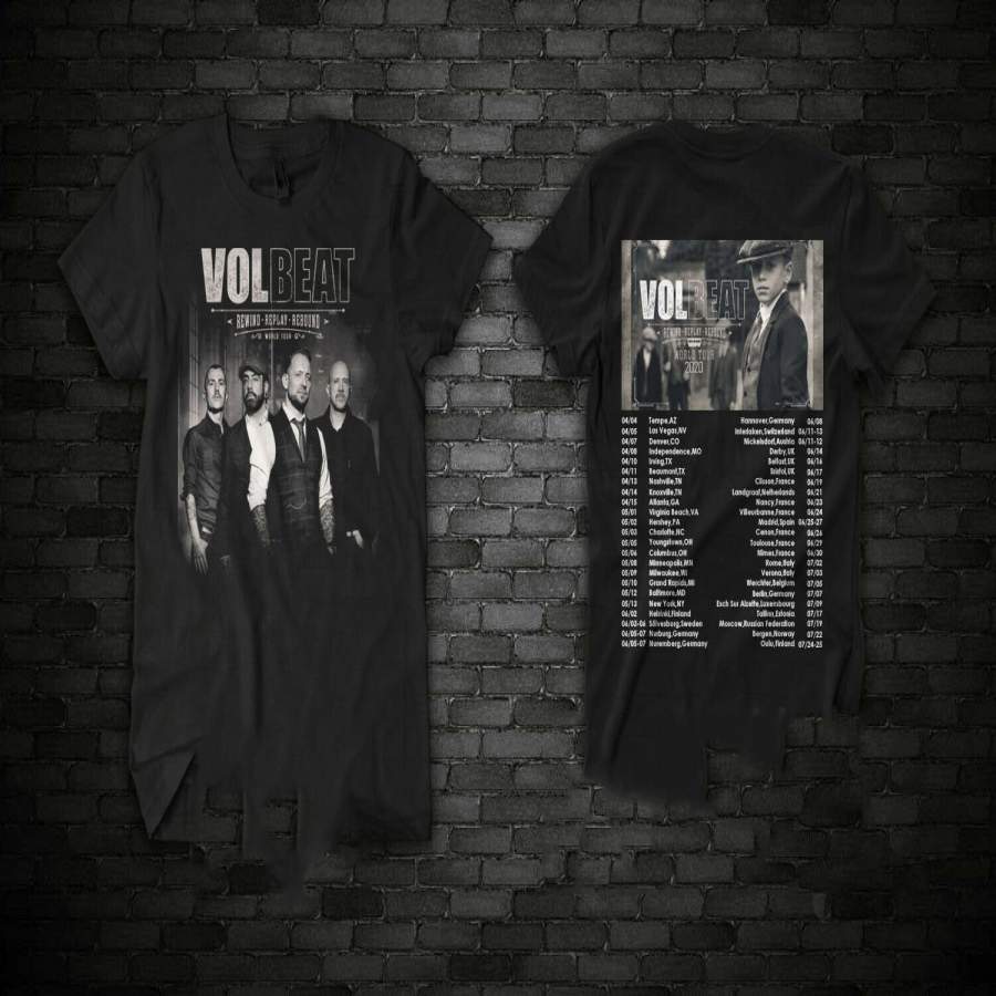 VOLBEAT Shirt Rewind Replay Rebound Tour 2022 Men’s T-Shirt