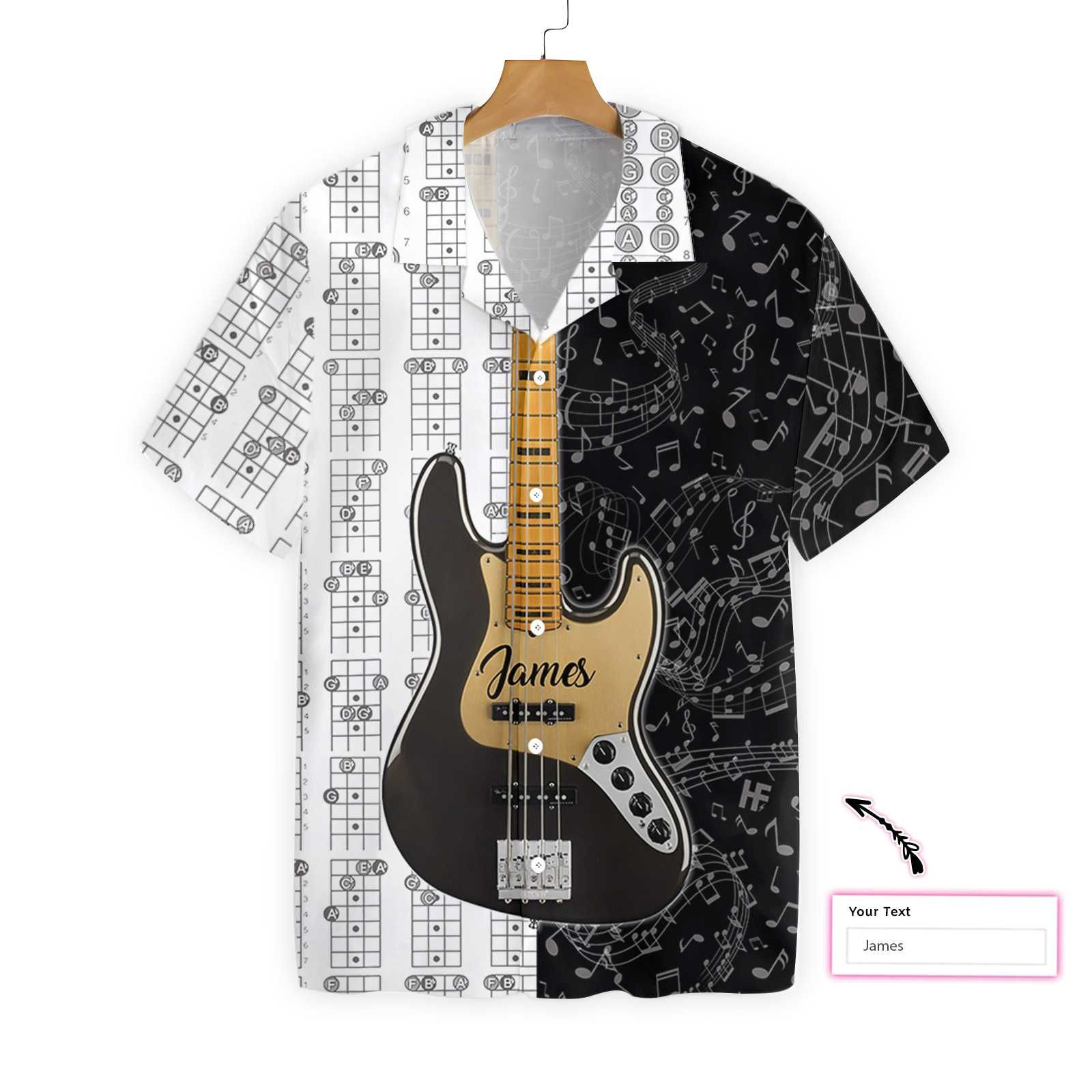 Personalized Name Guitar 2901 Custom Hawaii Shirt Ha40030