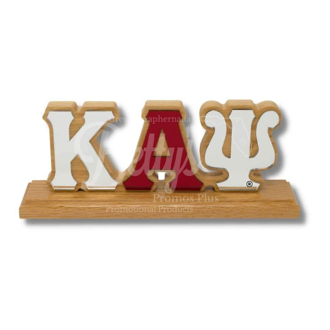 Kappa Alpha Psi Καψ Greek Letters Wooden Desk Ornament