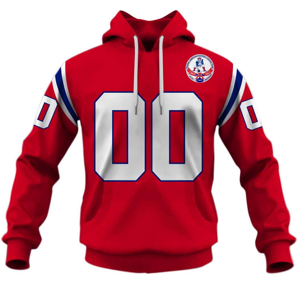 Personalized New England Patriots 1984 Vintage Home Jersey Personalize Hoodie