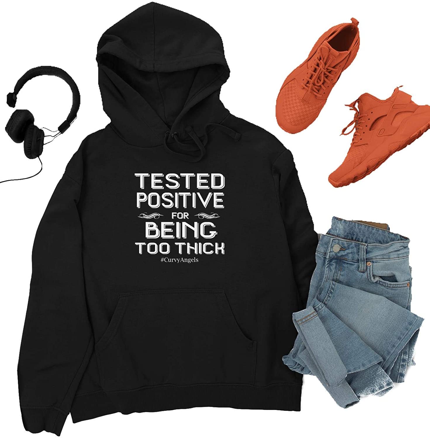 Tested Positive For Being Too Thick Cool Quarantine Social Distancing Standard/Premium T-Shirt Hoodie