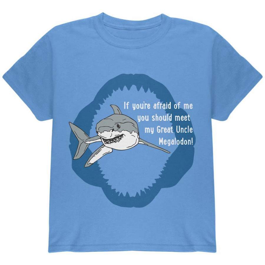 Shark Great White Great Uncle Megalodon Youth T Shirt