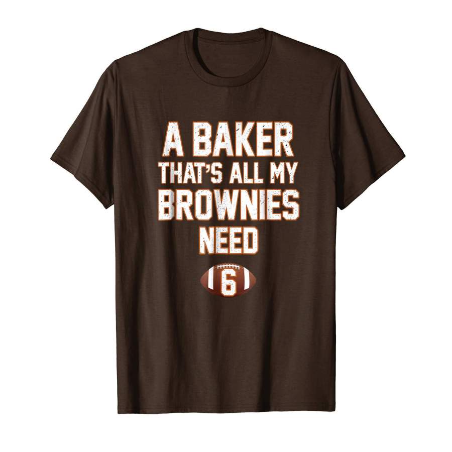 Baker That’s All My Brownies Need Cleveland Vintage T-Shirt