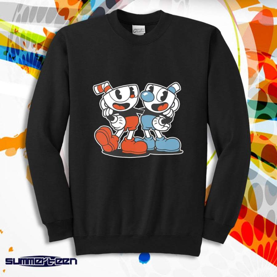 Cuphead Mugman Couple Men’S Sweatshirt