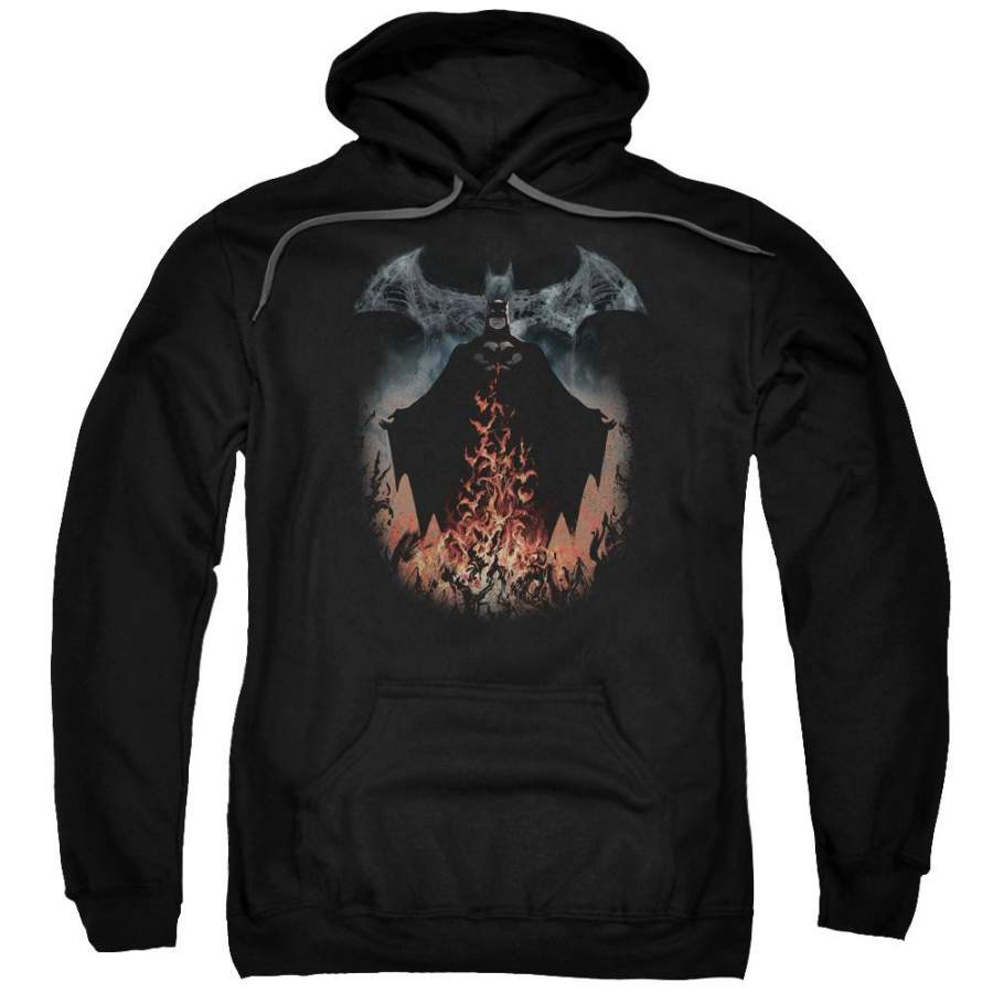 Batman – Smoke & Fire Adult Pull Over Hoodie