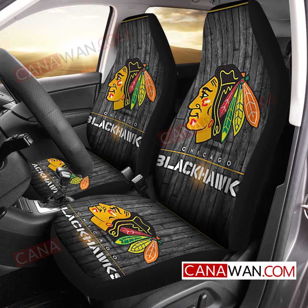 Chicago Blackhawks Style179 3D Customized Personalized Car Seat Cover