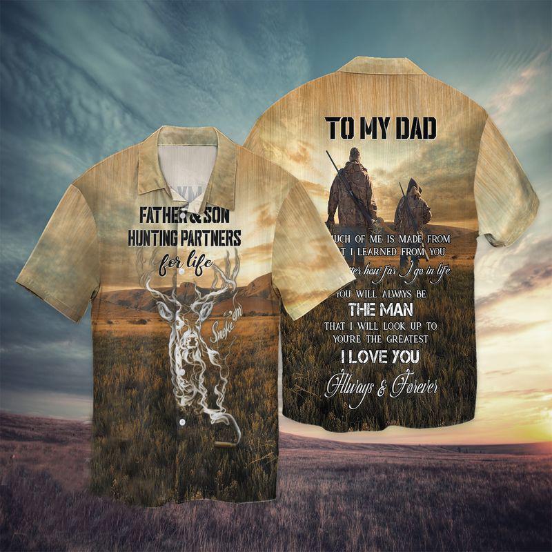 Father And Son Hunting Partners For Life Hawaii Shirt Men Women Ha83910