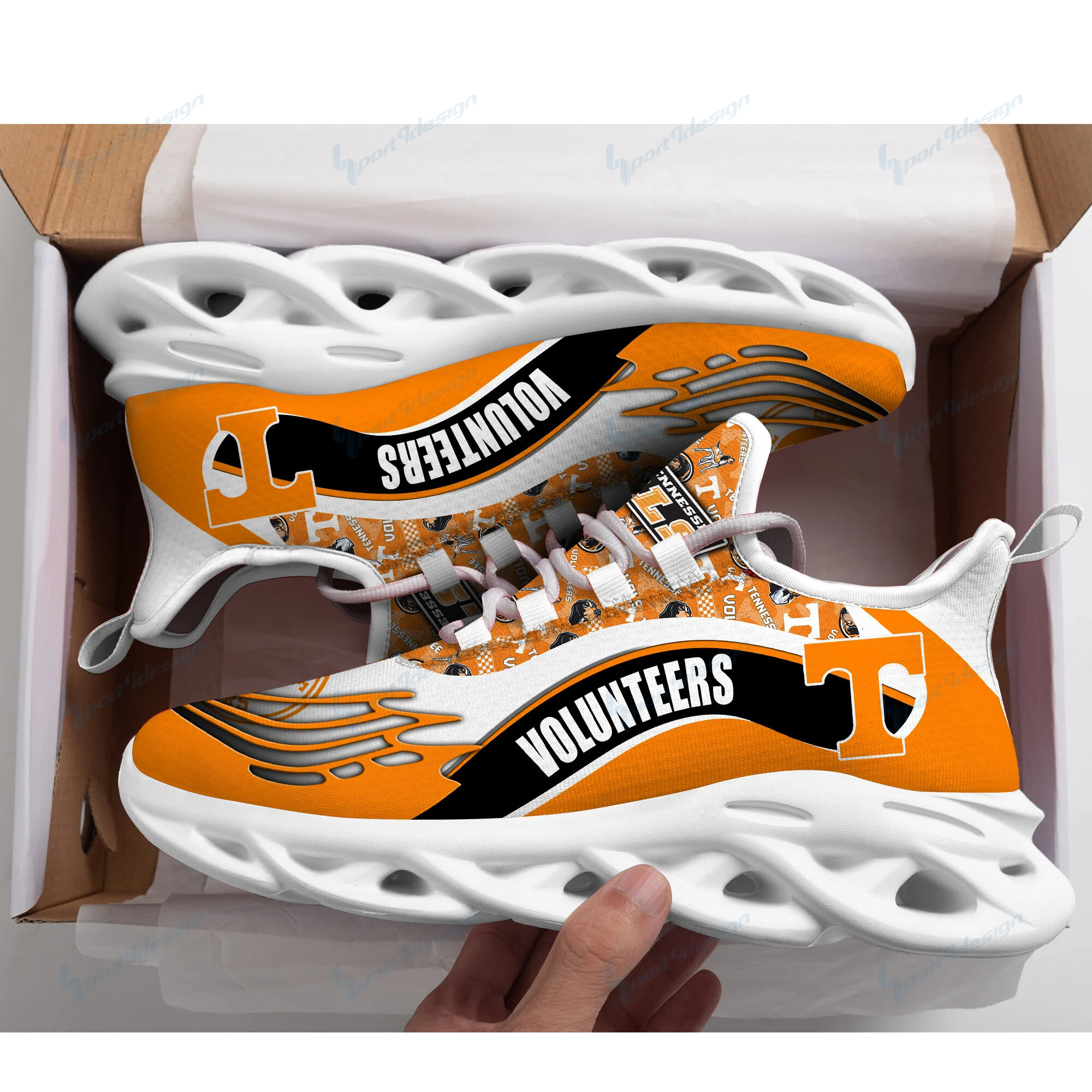 Tennessee Volunteers Yezy Running Sneakers Bb203