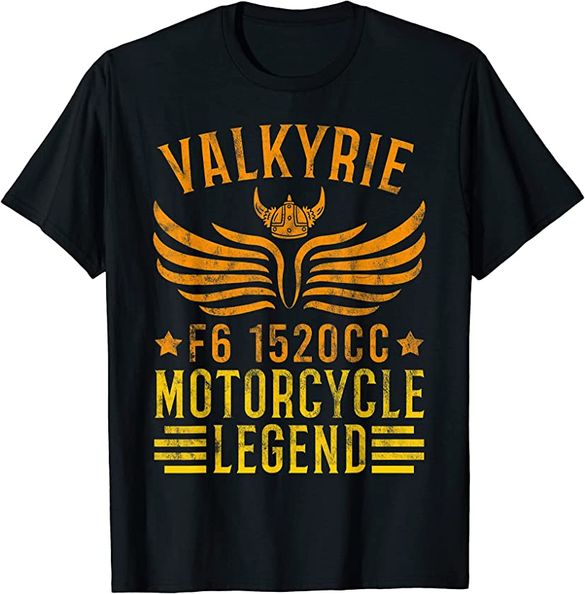 Vintage Valkyrie Motorcycle F6 1520cc Biker Mechanic Gift T-Shirt