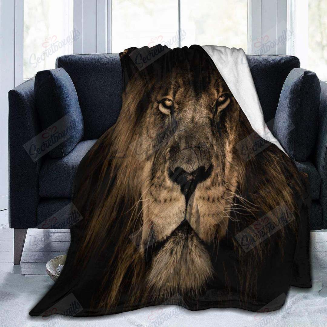 African Lion Gs-Cl-Kc1208 Fleece Blanket