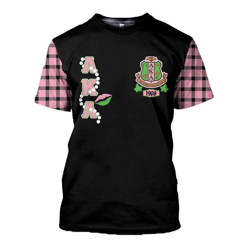 Greek Life T-Shirt – Alpha Kappa Alpha Pearls Blade T-Shirt J5