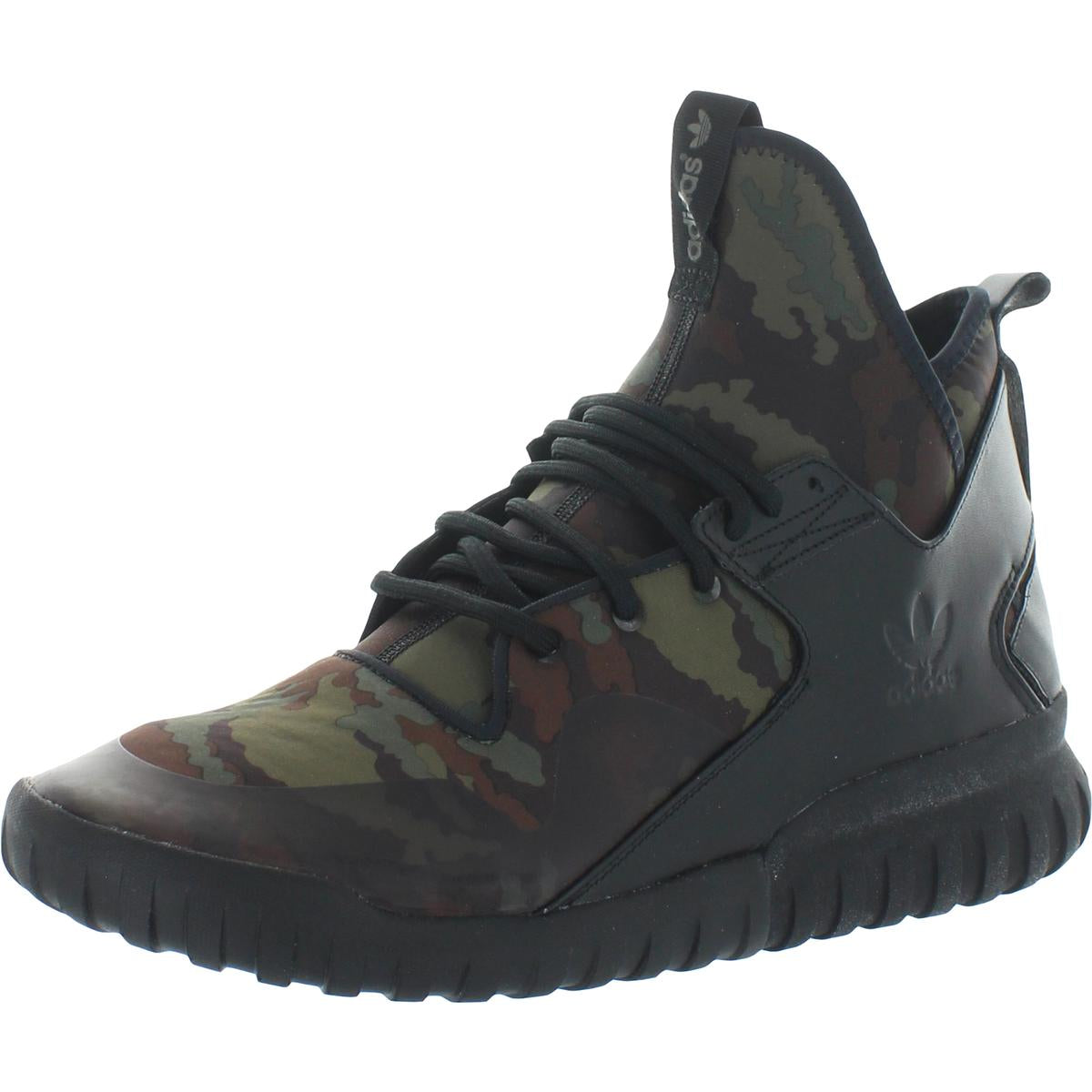 Tubular X Mens Fitness Camouflage High Top Sneakers