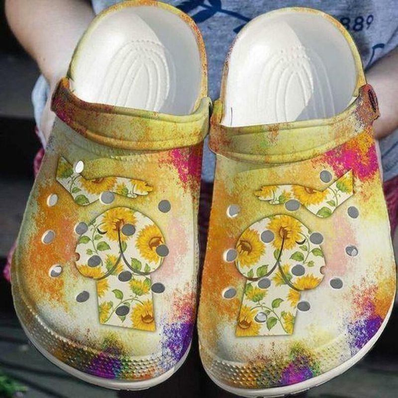 Dachshund Sunflower Friend Personalized 202 Gift For Lover Rubber clog Shoes Comfy Footwear