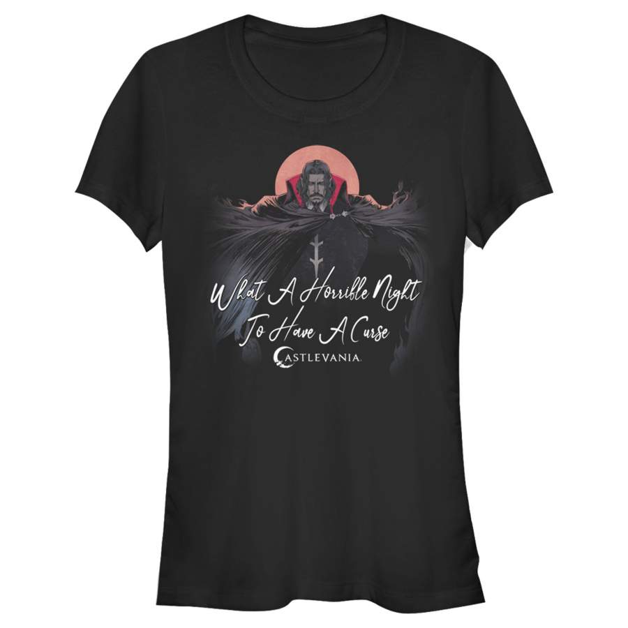 Castlevania Junior’s Dracula Horrible Night for Curse  T Shirt