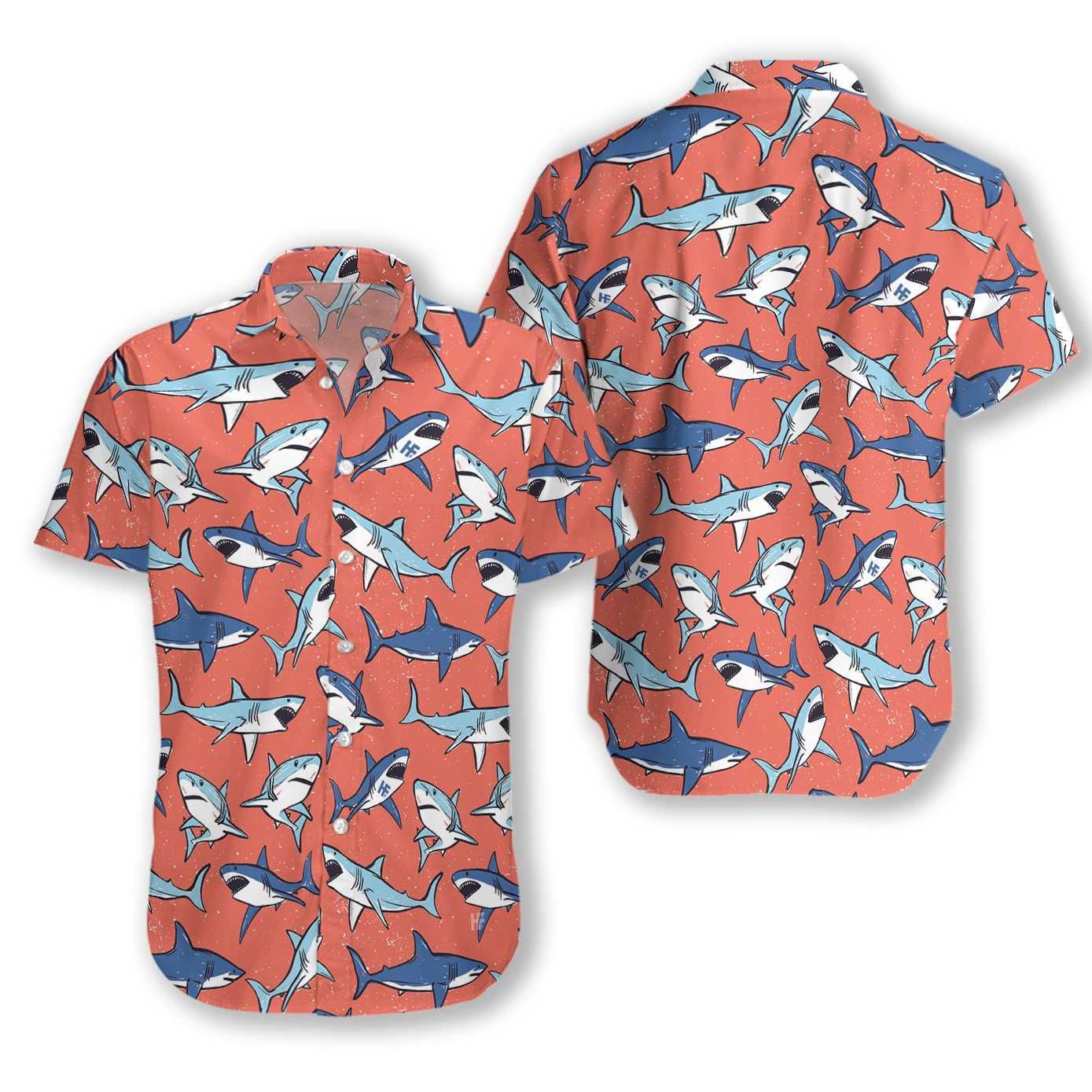 Shark Pattern 05 Ez01 2810 Hawaiian Shirt