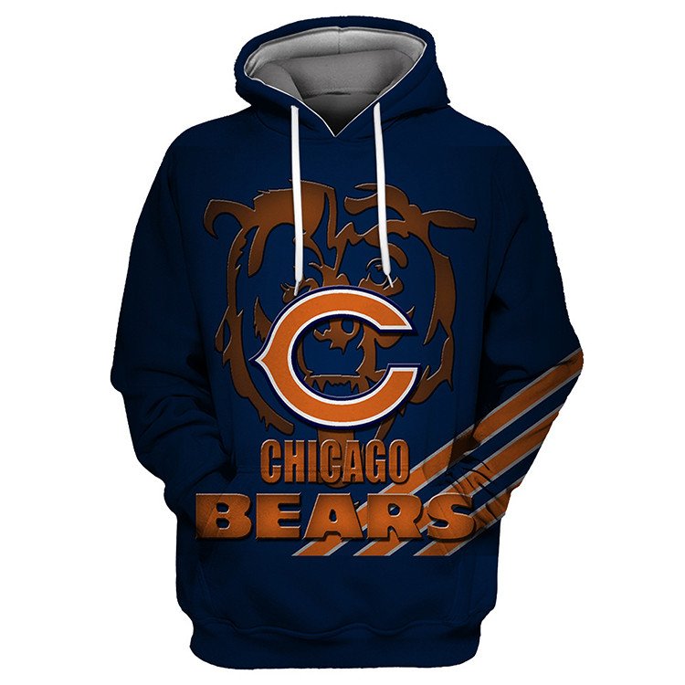 Chicago Bears Style 555 Unisex 3D Hoodie Gift For Fans