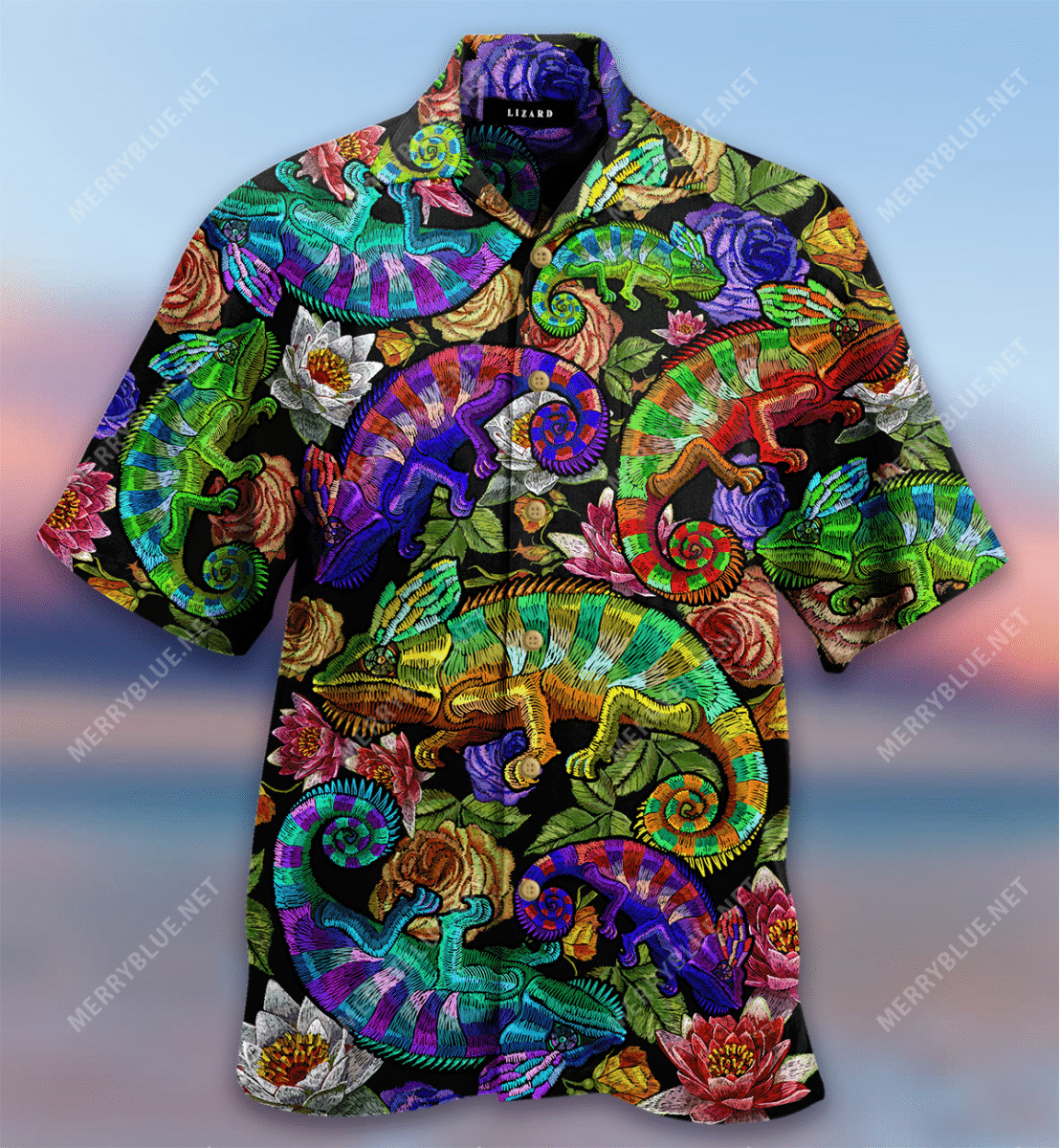 Awesome Lizard Hawaiian Shirt