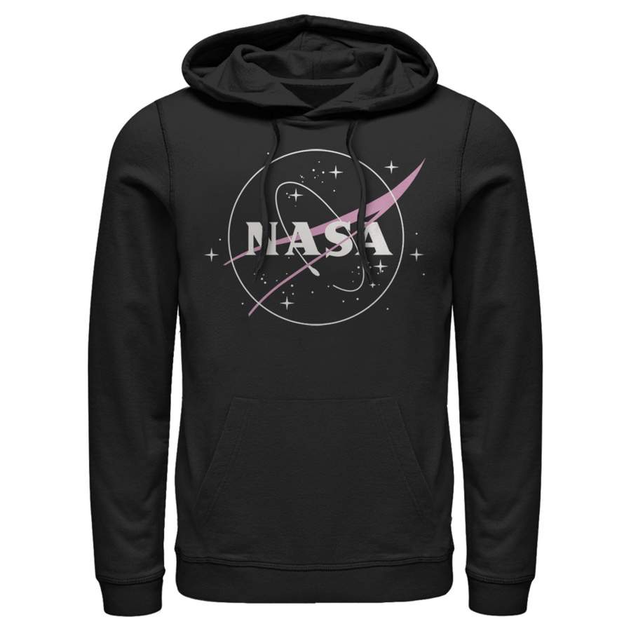 NASA Men’s Simple Logo  Lightweight Hoodie