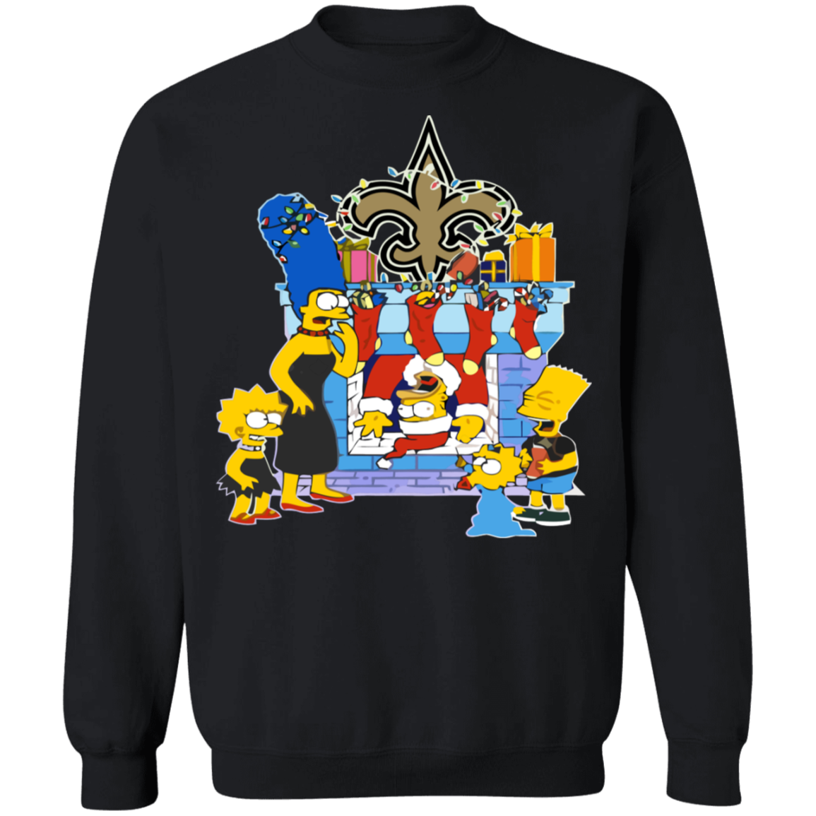 New Orleans Saints Shirts The Simpsons Mery Christmas T-Shirts Hoodies Sweatshirts