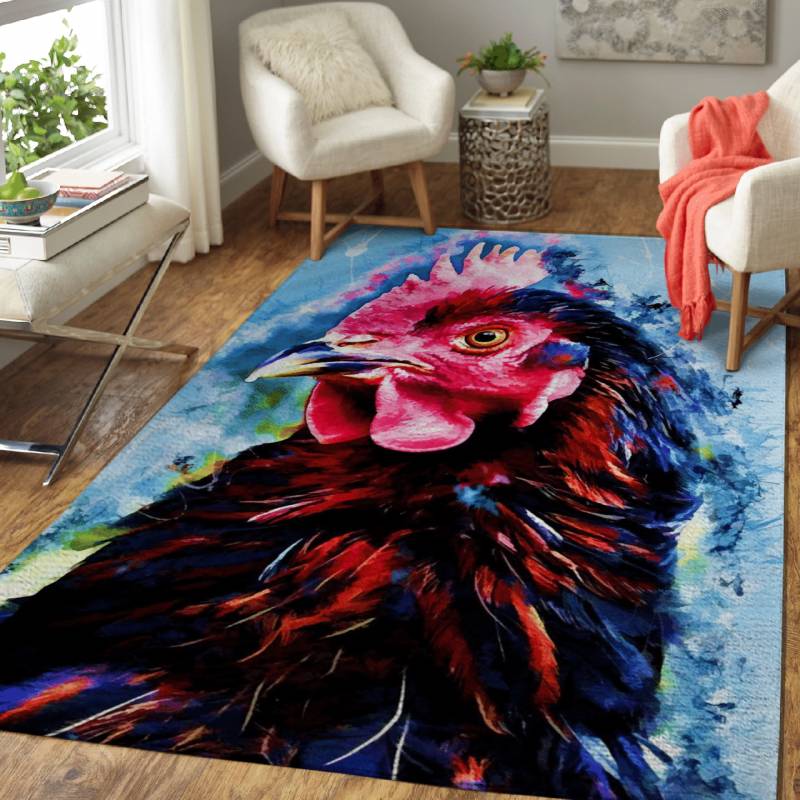 Rooster – Animals Area Rug Carpet