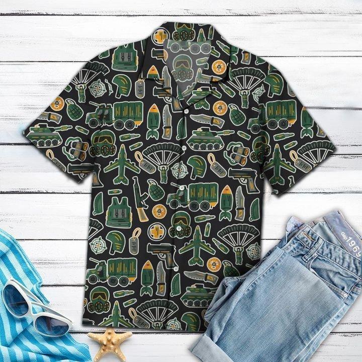 Amazing Military Aloha Hawaii Shirts For Men Women Ha64155