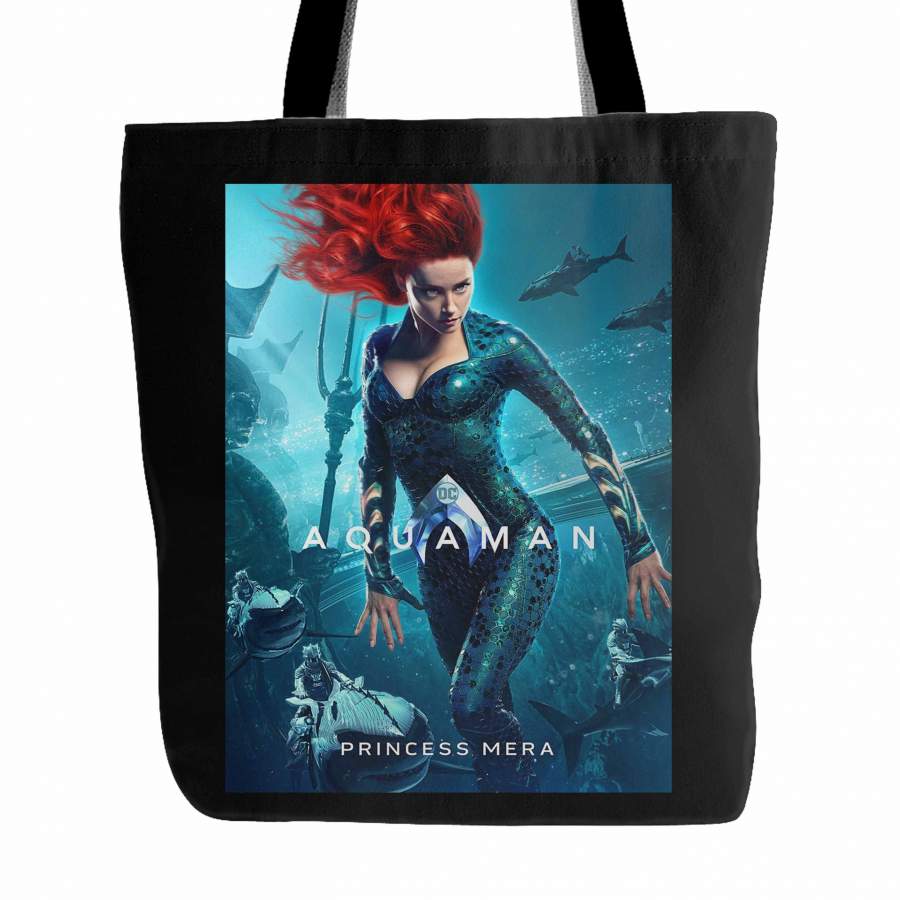 Aquaman Princess Mera Poster Tote Bag