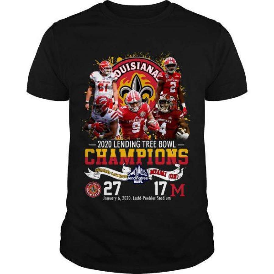 2020 Lendingtree Bowl Champions Louisiana Lafayette vs Miami Shirt 600×600 Trending T Shirt