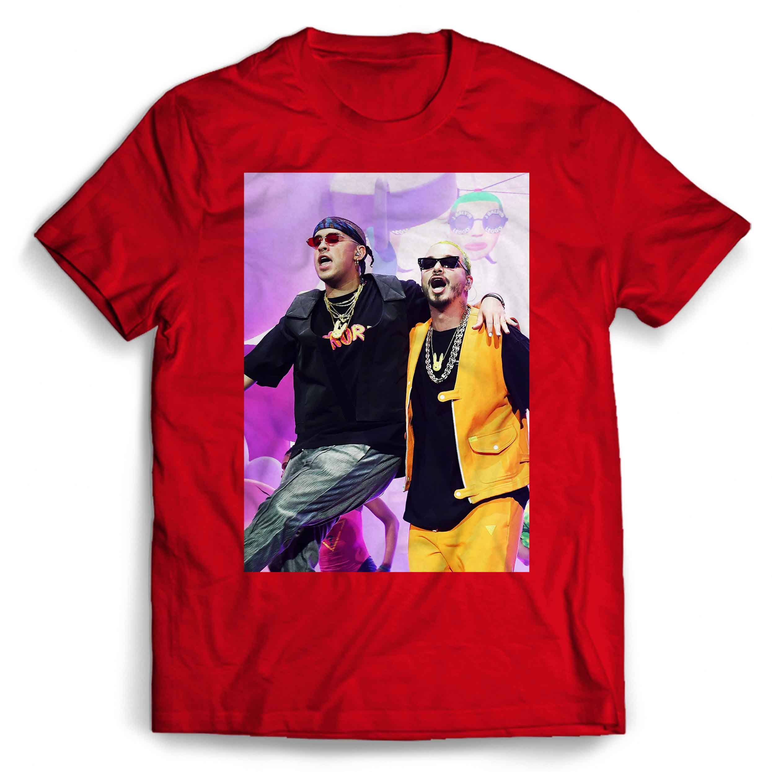 J Balvin Bad Bunny Oasis Spanish Concert Man’s Tee T-Shirt