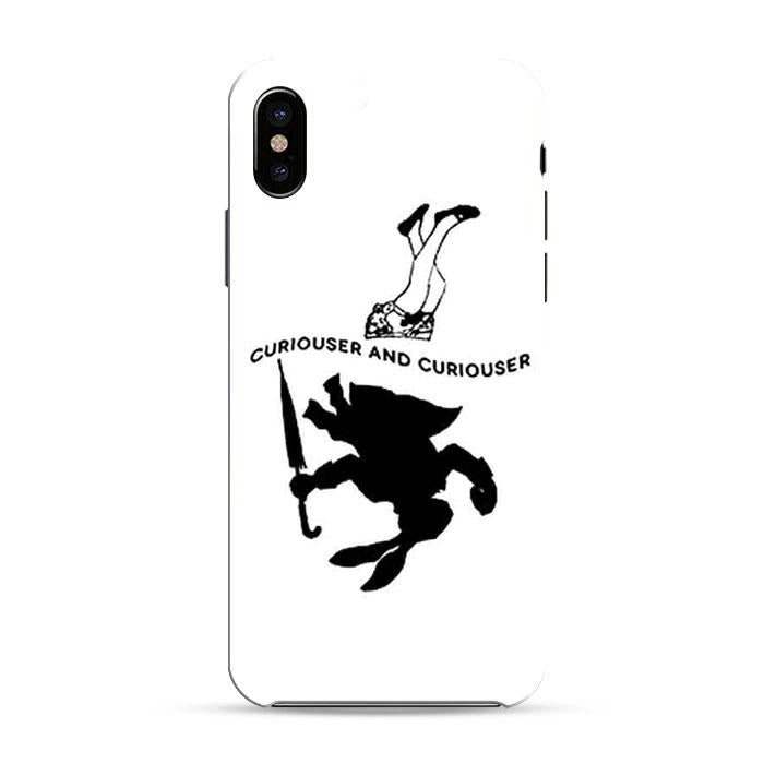 Alice And Rabbit Curiouser Iphone X 3D Case | Black